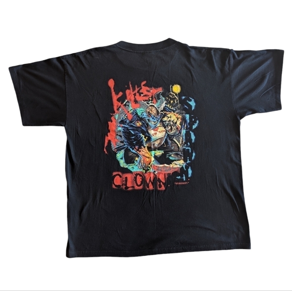 Vintage 90s Spawn Killer Clown Annihilator T-Shirt XL Single Stitch Comic Tee - Picture 3 of 7